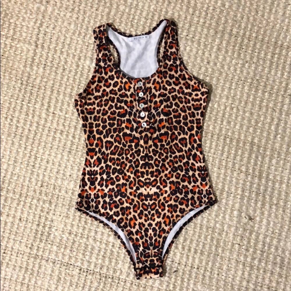 Leopard Print Bodysuit